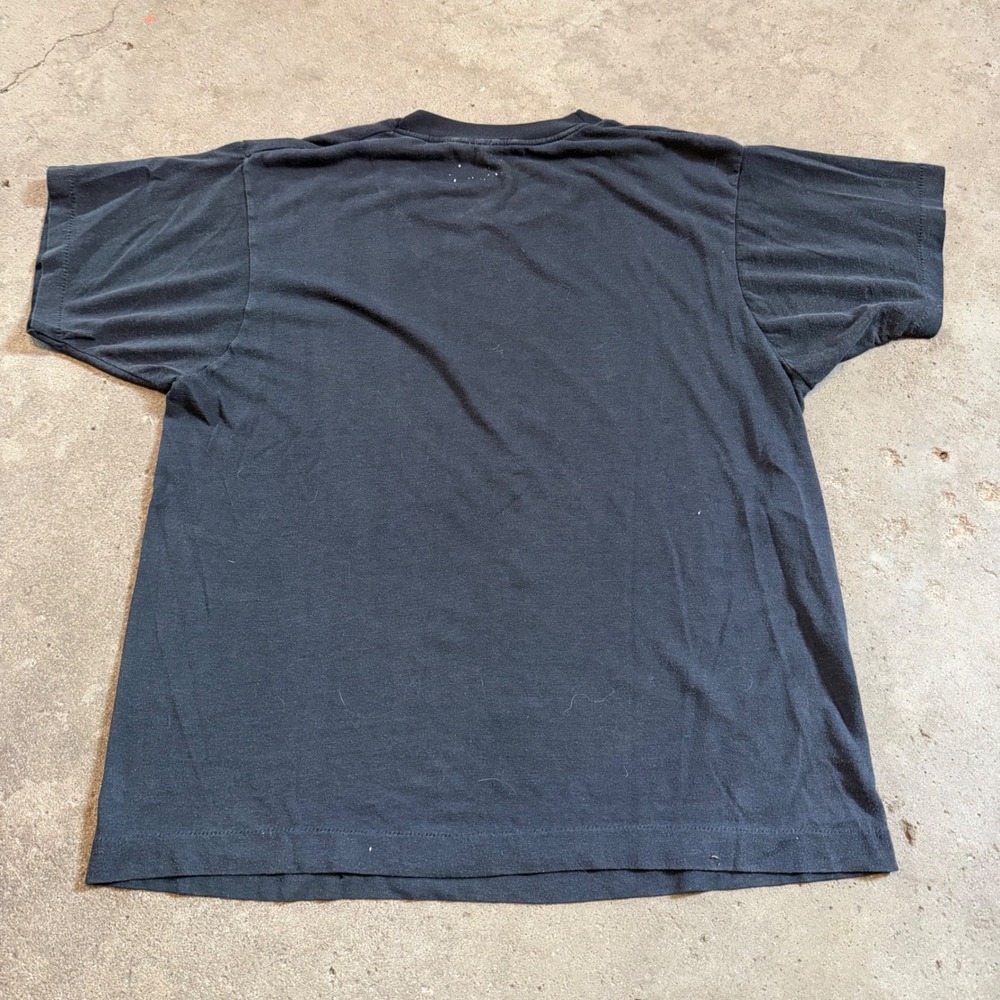 Marvel Spider-Man T-Shirt Mens L Black 1985 Vintage Screen Stars Single Stitch - Picture 9 of 9